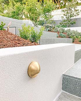 Brass Exterior garden light