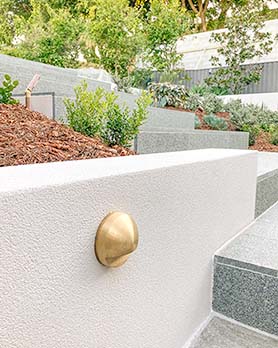 Brass Exterior garden light